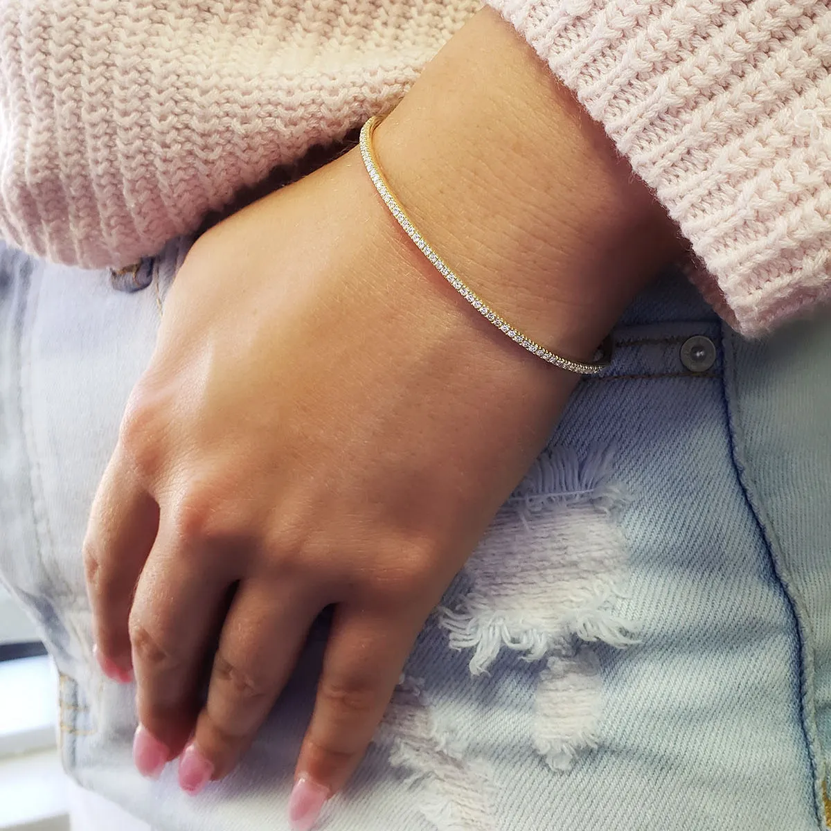 Be Brave Bangle Cuff Bracelet