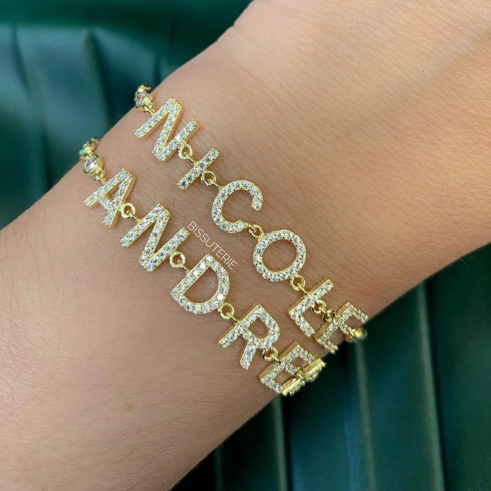 Bezel Bracelet Name