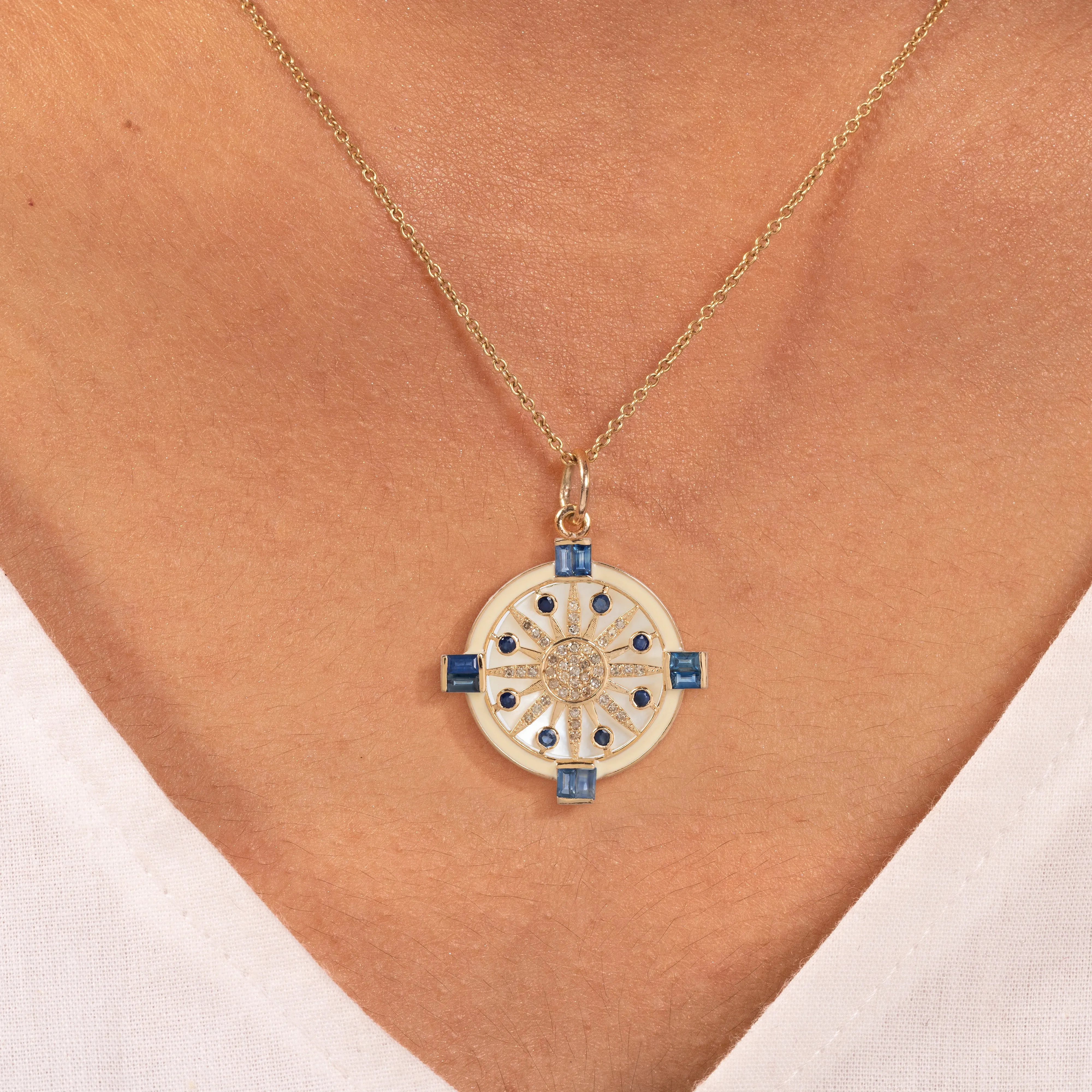 Bigwig Blue Sapphire Pendant