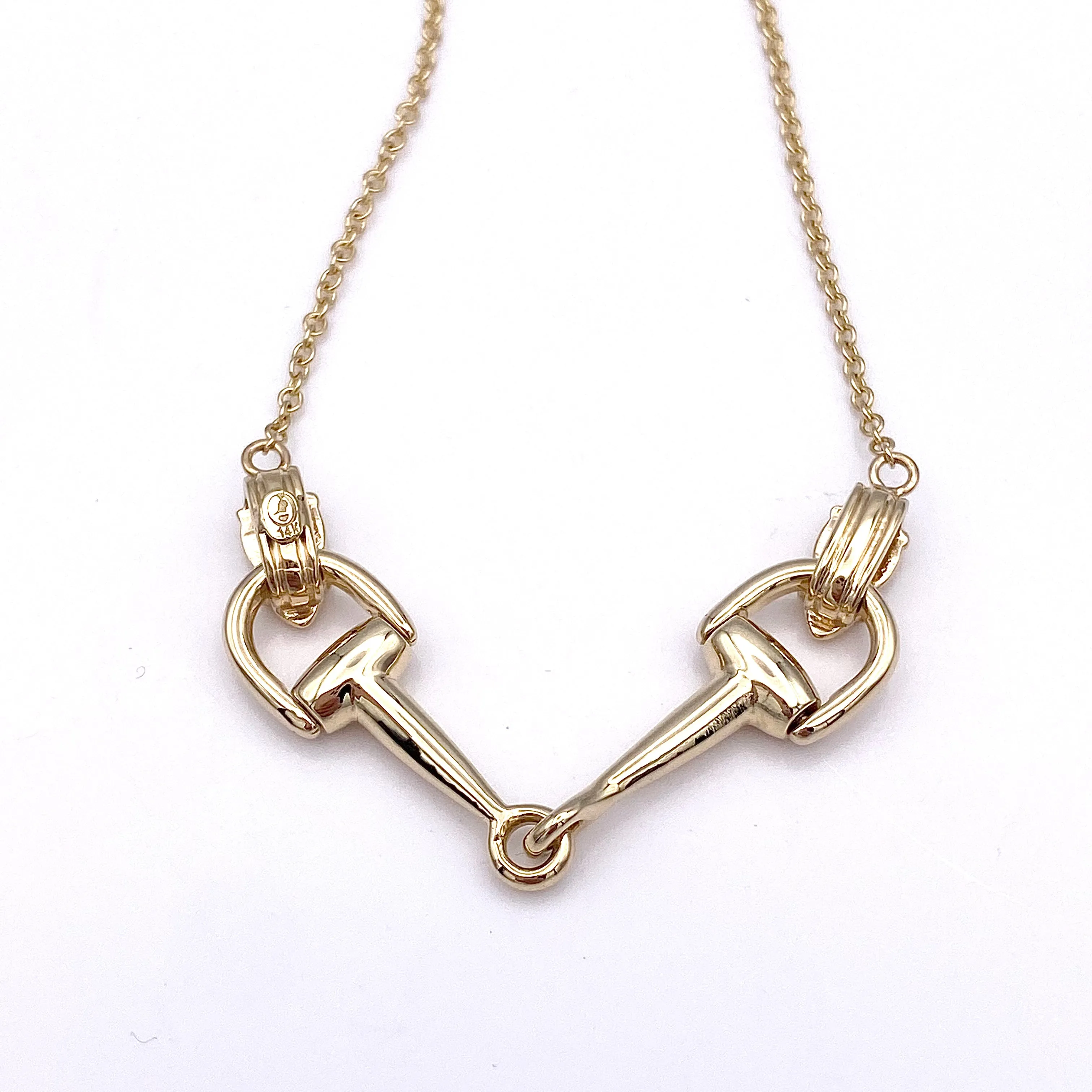 Bit Necklace, 14k gold
