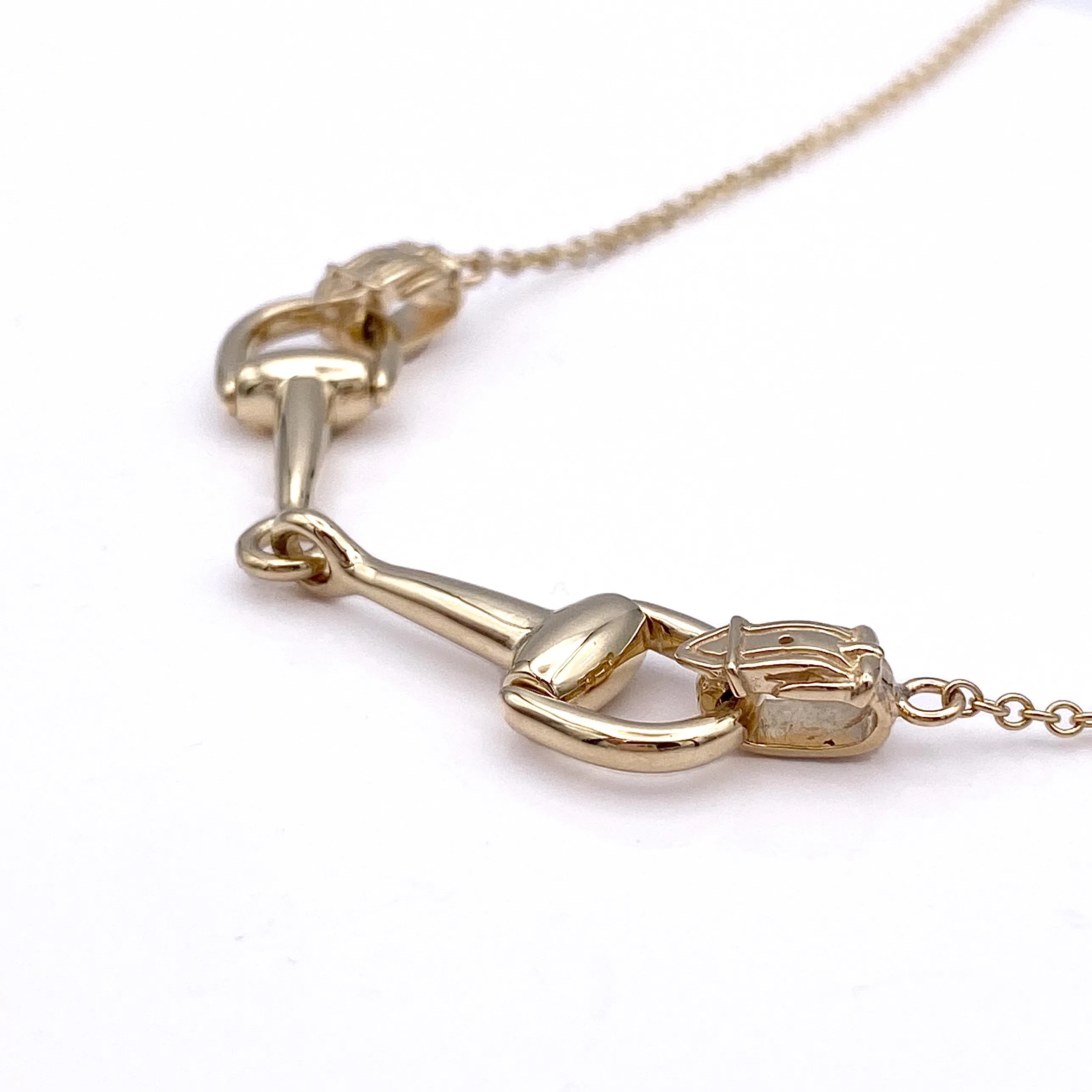 Bit Necklace, 14k gold