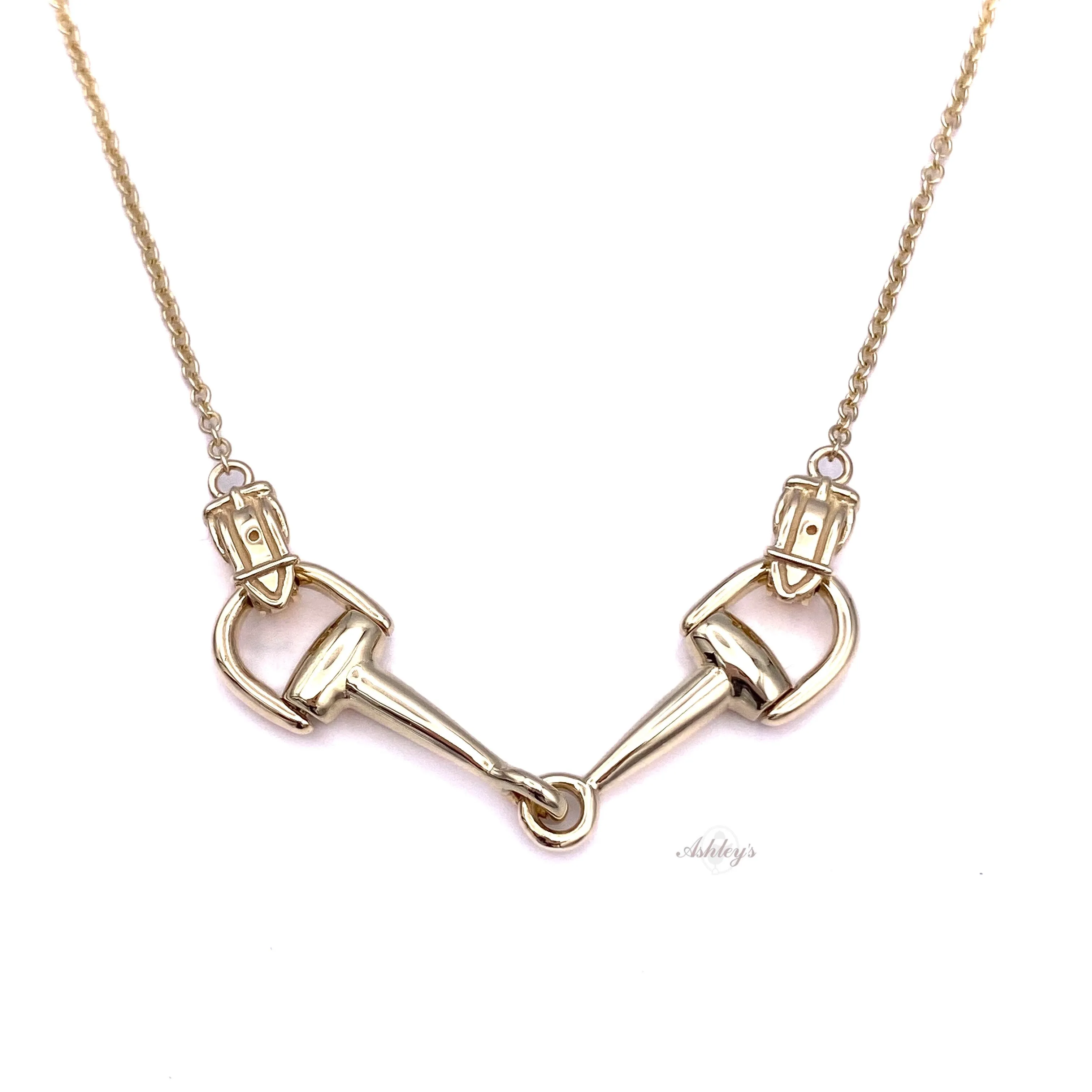 Bit Necklace, 14k gold