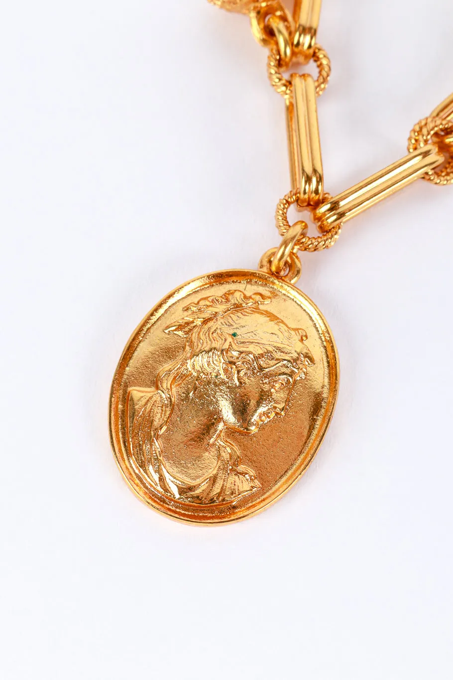 Cameo & Pearl Bauble Charm Necklace