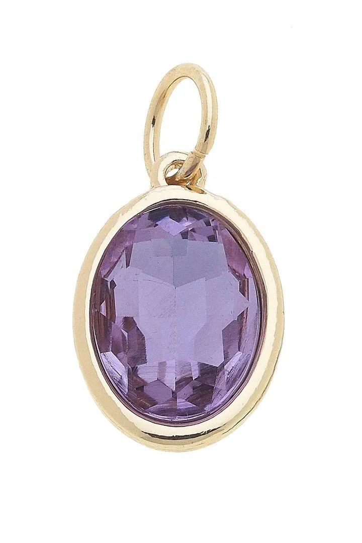 Canvas Birthstone Charms