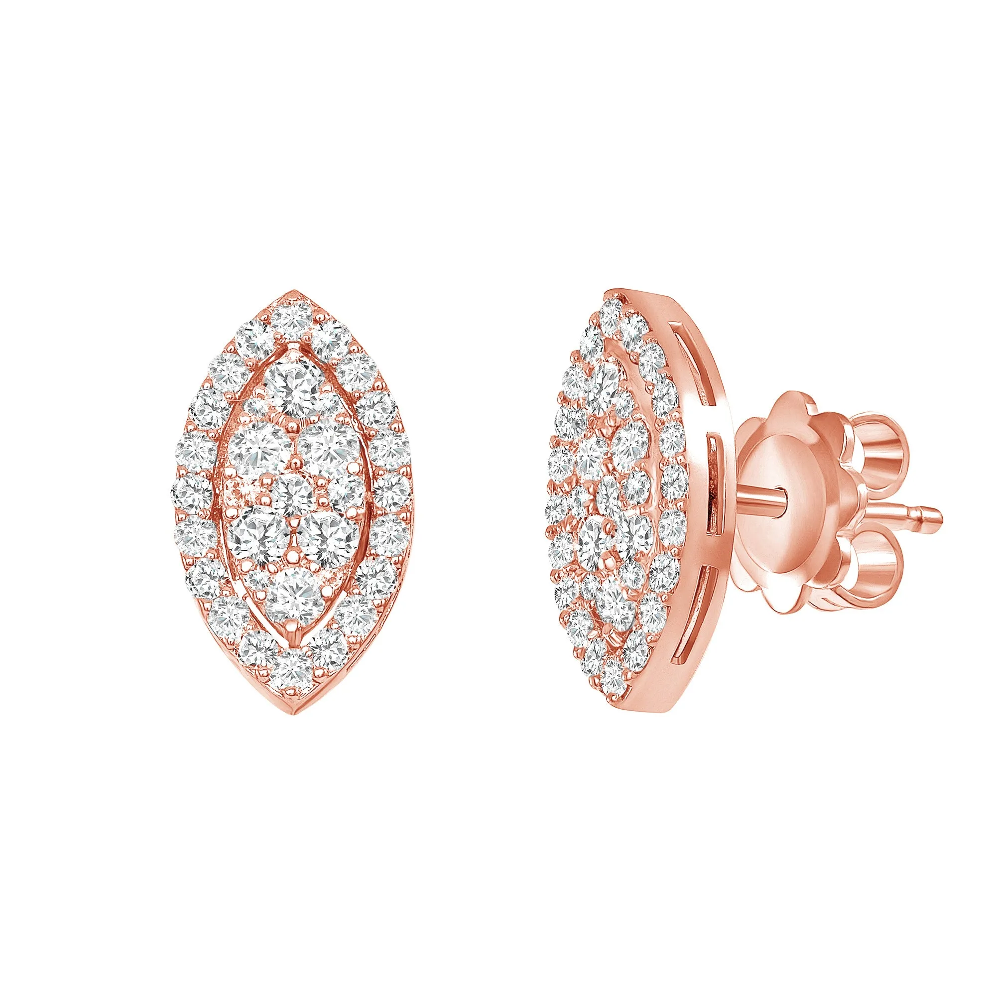 Cat-Eye Diamond Earrings