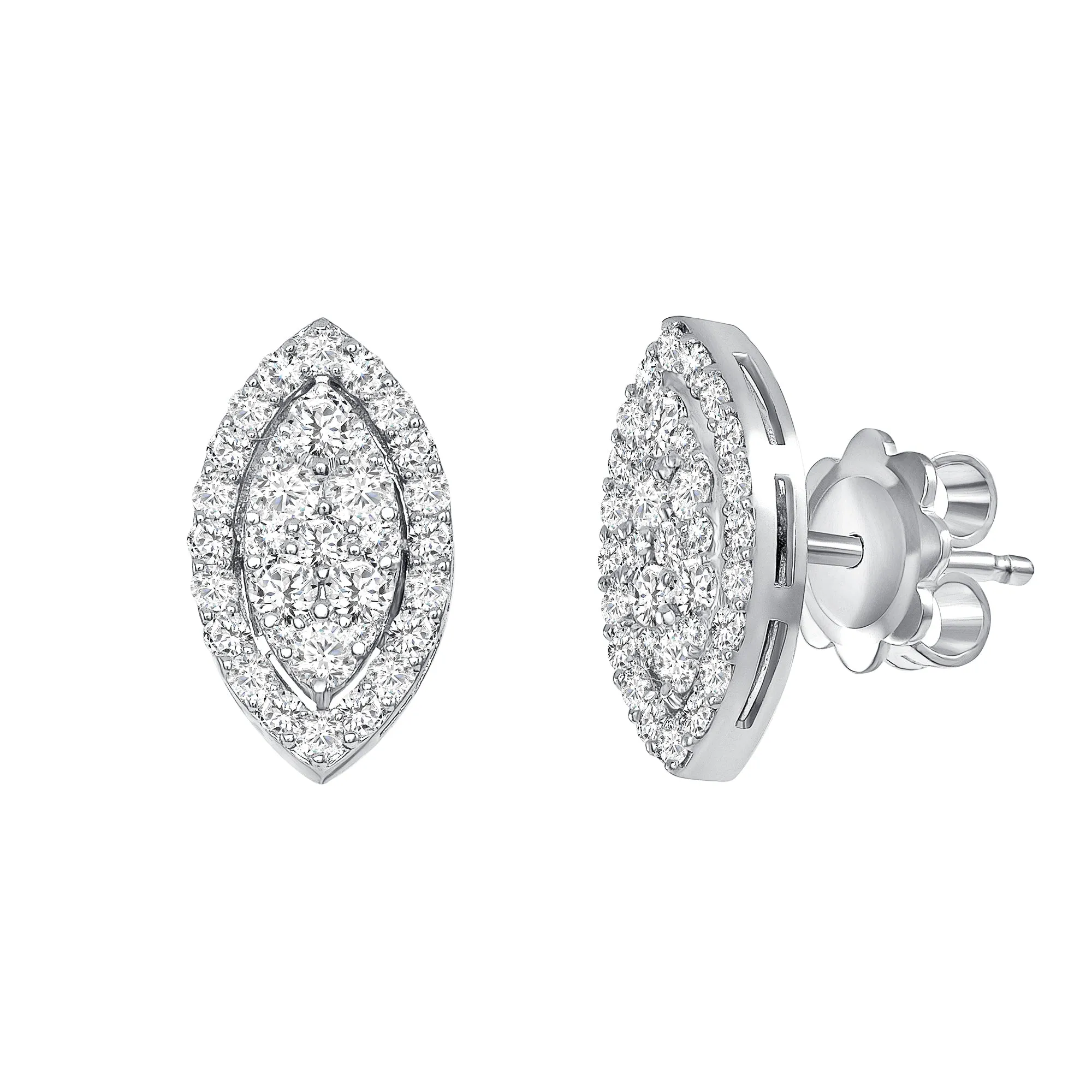 Cat-Eye Diamond Earrings
