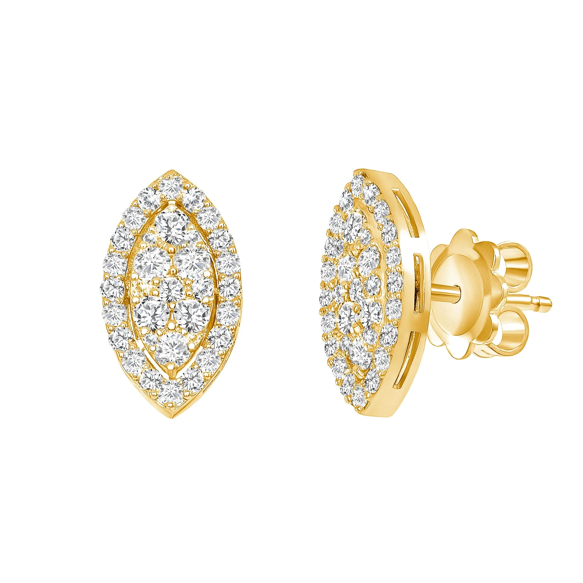Cat-Eye Diamond Earrings