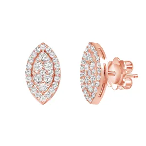 Cat-Eye Diamond Earrings