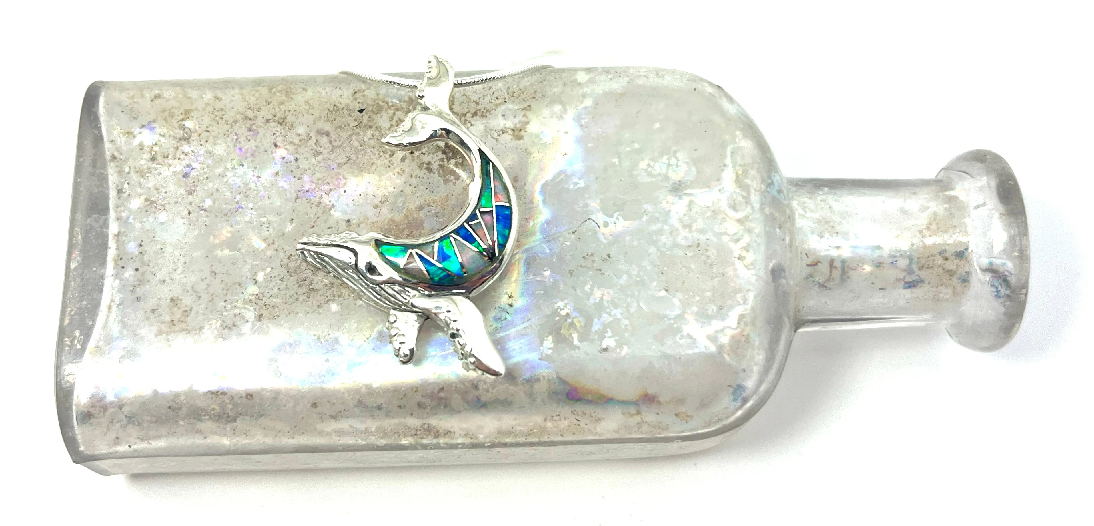 Celestial Humpback Inlay Necklace