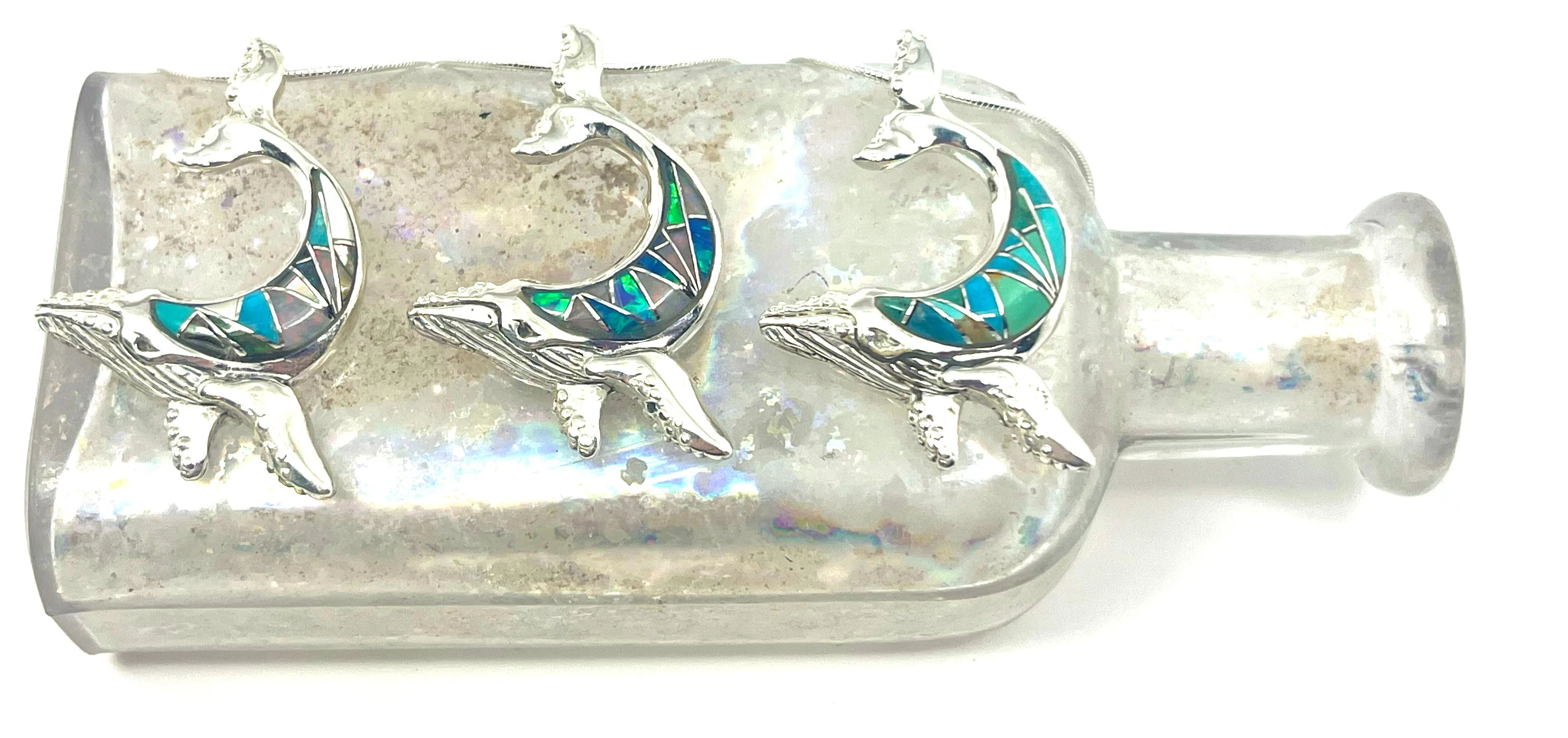 Celestial Humpback Inlay Necklace