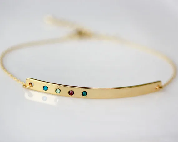 Chain Birthstone Bracelet