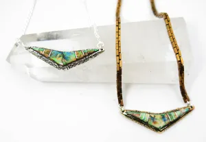Chevron Inlay Necklace