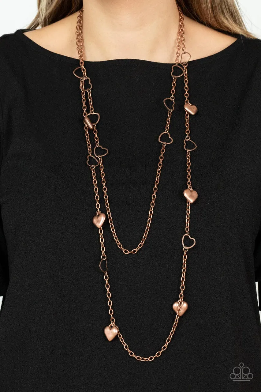 Chicly Cupid Copper Paparazzi Necklace
