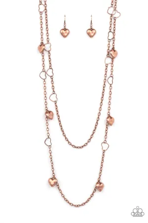 Chicly Cupid Copper Paparazzi Necklace