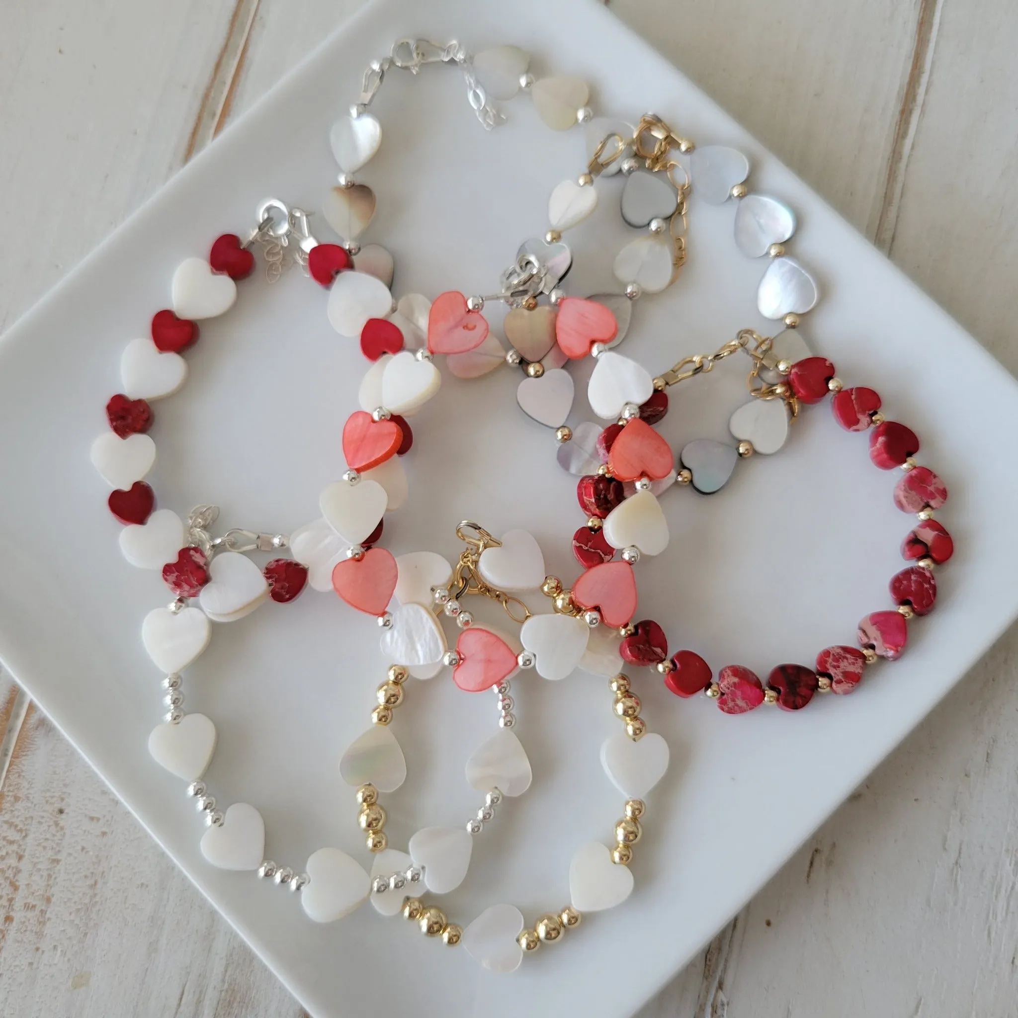 Children's Valentines Day / Heart Bracelets