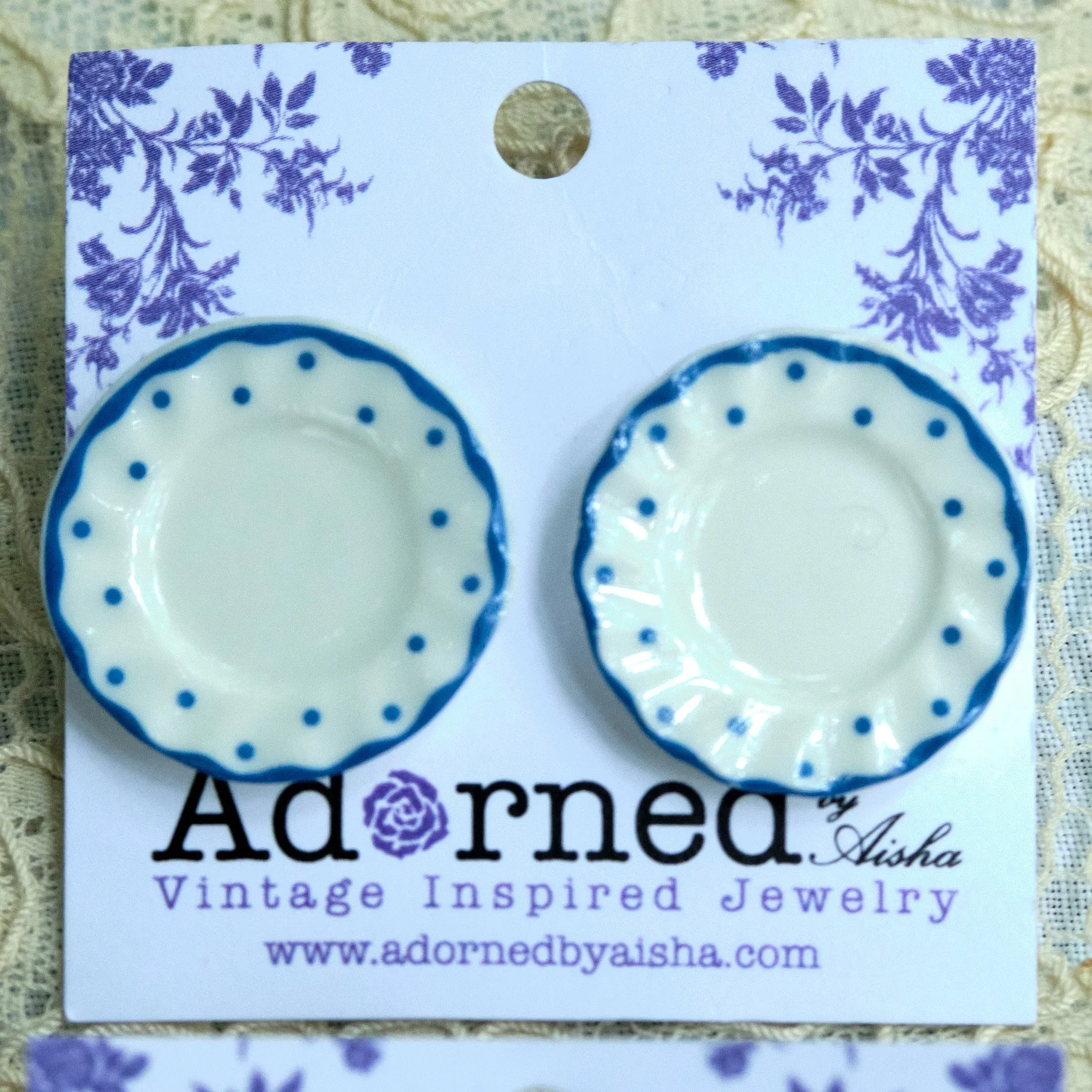 China Dish/Plate Necklace