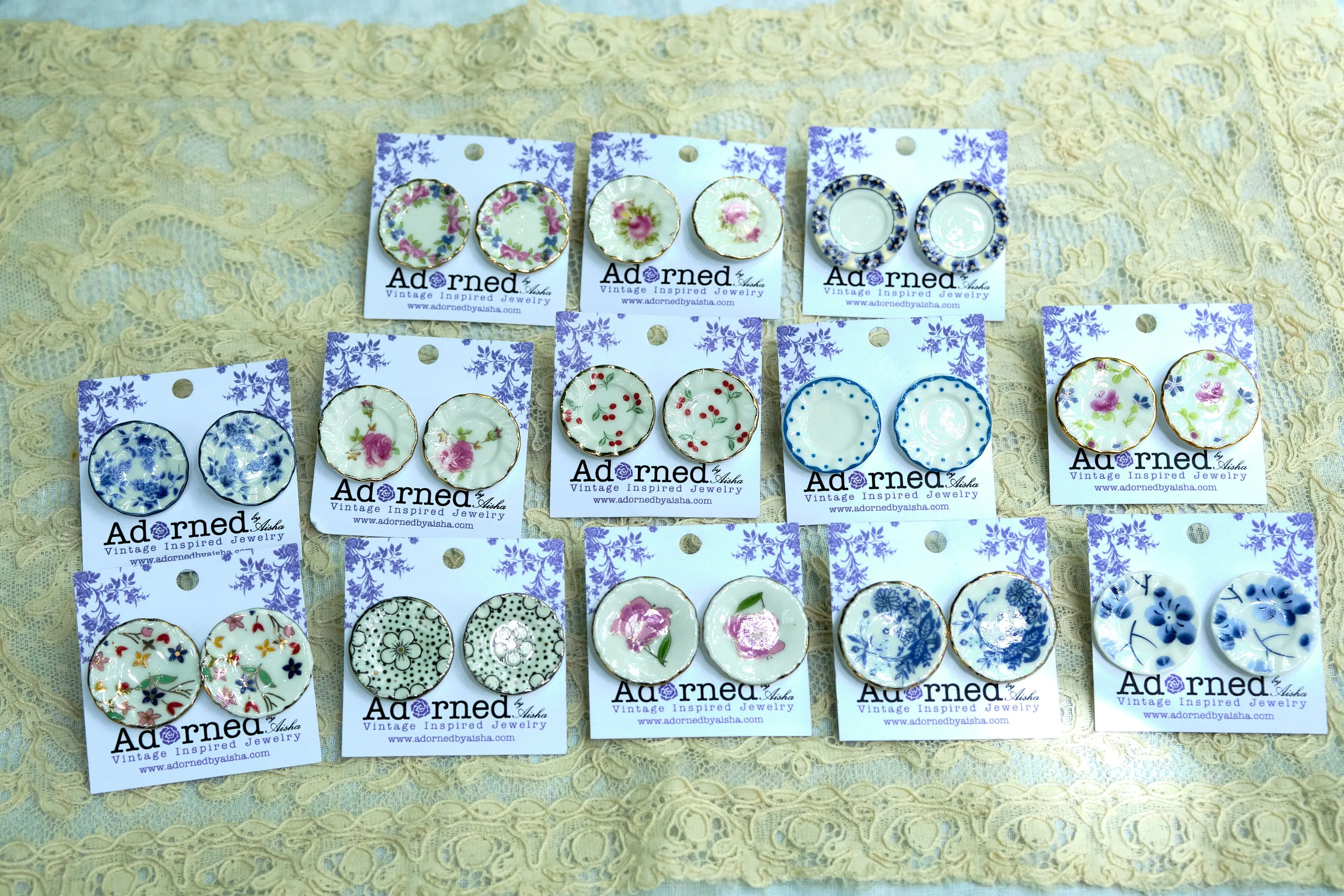 China Dish/Plate Necklace