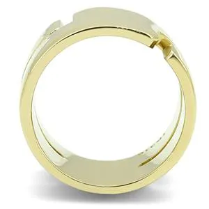 CJE3118 Wholesale Women's Stainless Steel IP Gold Fashion Ring