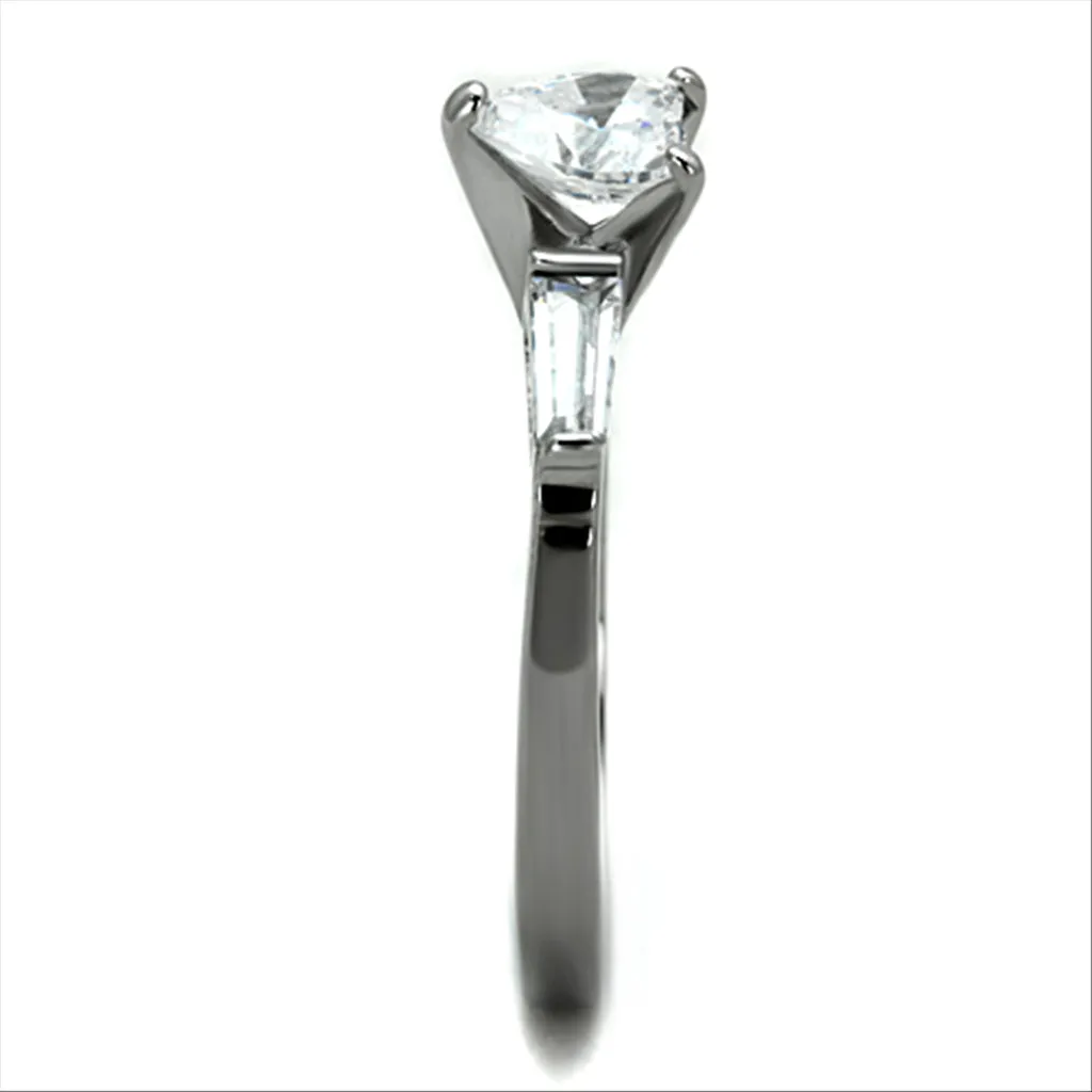 CJG2109 Stainless Steel AAA Grade CZ Ring