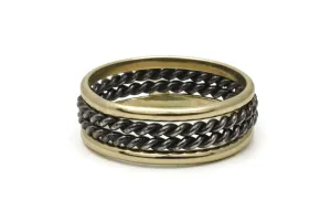 Classic 4 Ring Stack patina