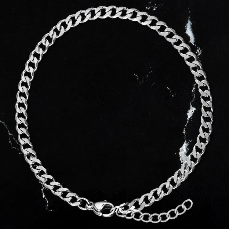 Complete Chain Bracelet Set - Silver
