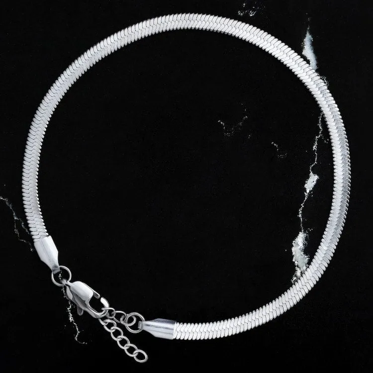 Complete Chain Bracelet Set - Silver