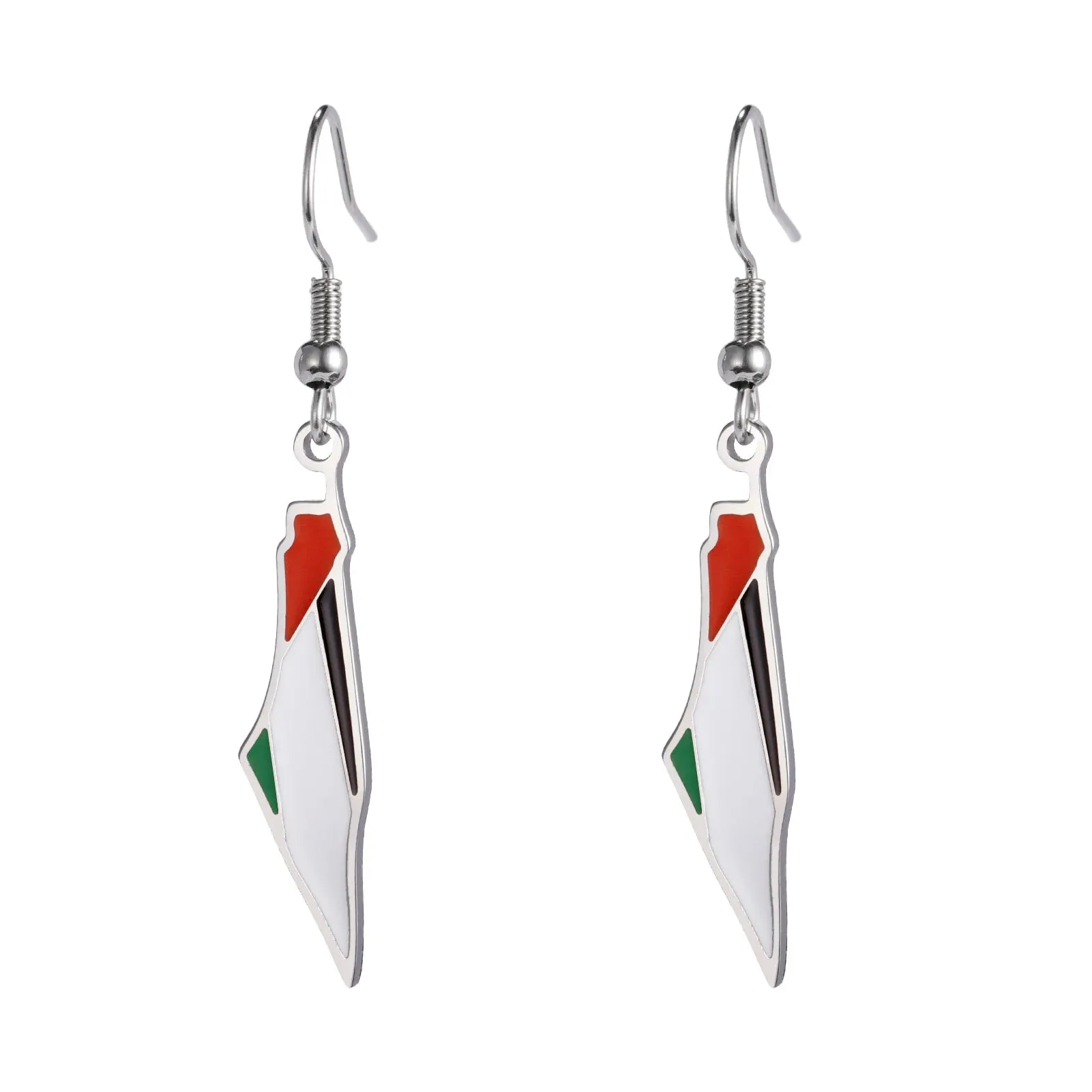 COOLTIME Palestine Map Bracelet Stainless Steel Adjustable Double Layers Chain Women Bracelets Charm Jewelry Wholesale