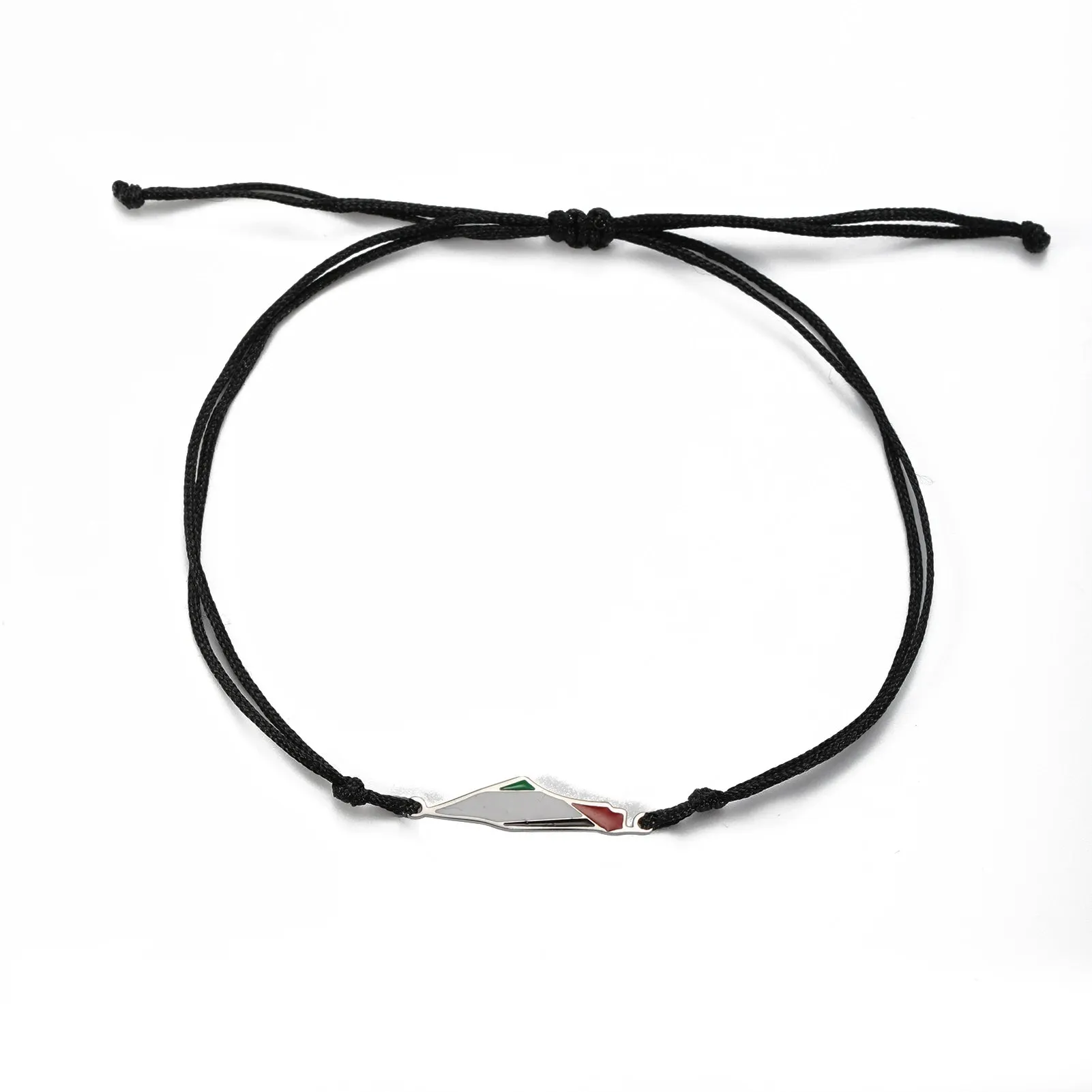 COOLTIME Palestine Map Bracelet Stainless Steel Adjustable Double Layers Chain Women Bracelets Charm Jewelry Wholesale