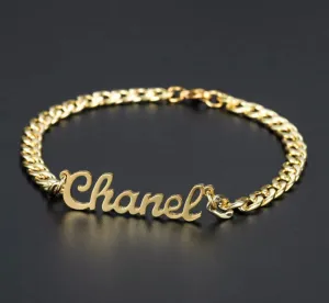 Cuban Link Name Bracelet