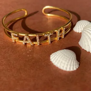 CZ Name Cuff