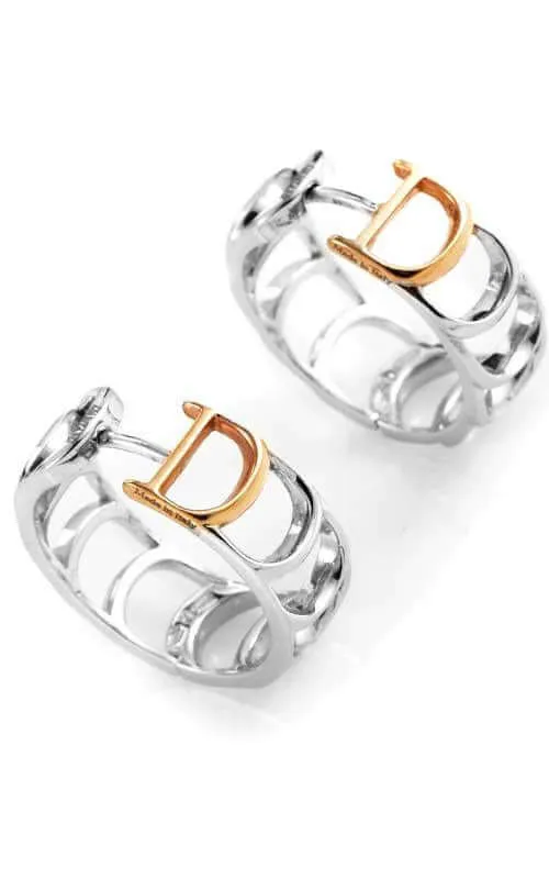 Damiani Damianissima Earrings White and Pink Gold, Diamond (20027259)