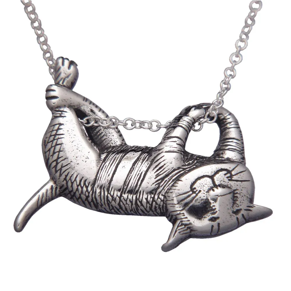 Dangling Cat - Edward Gorey Necklace