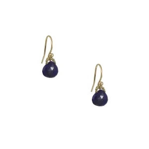 Danielle Welmond - Baby Sapphire Drop Earrings