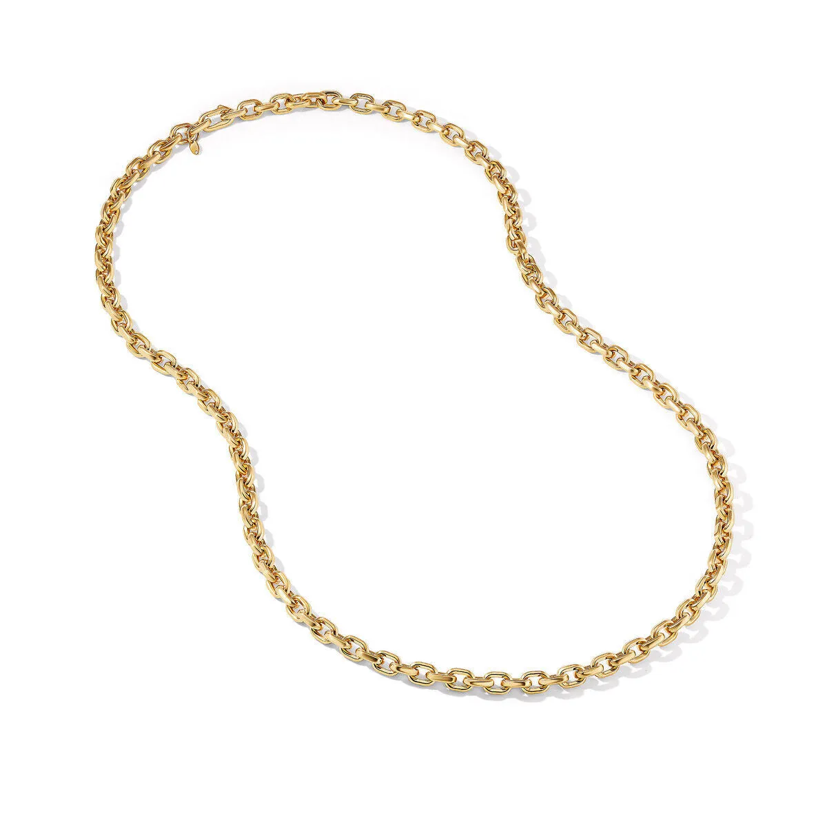 David Yurman 18K Yellow Gold Deco Link Necklace, 24"