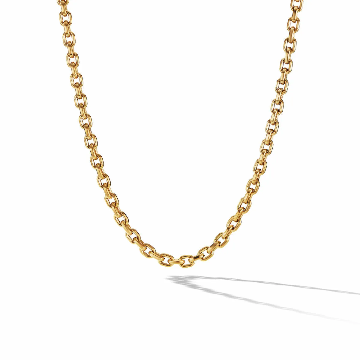 David Yurman 18K Yellow Gold Deco Link Necklace, 24"