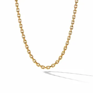 David Yurman 18K Yellow Gold Deco Link Necklace, 24"