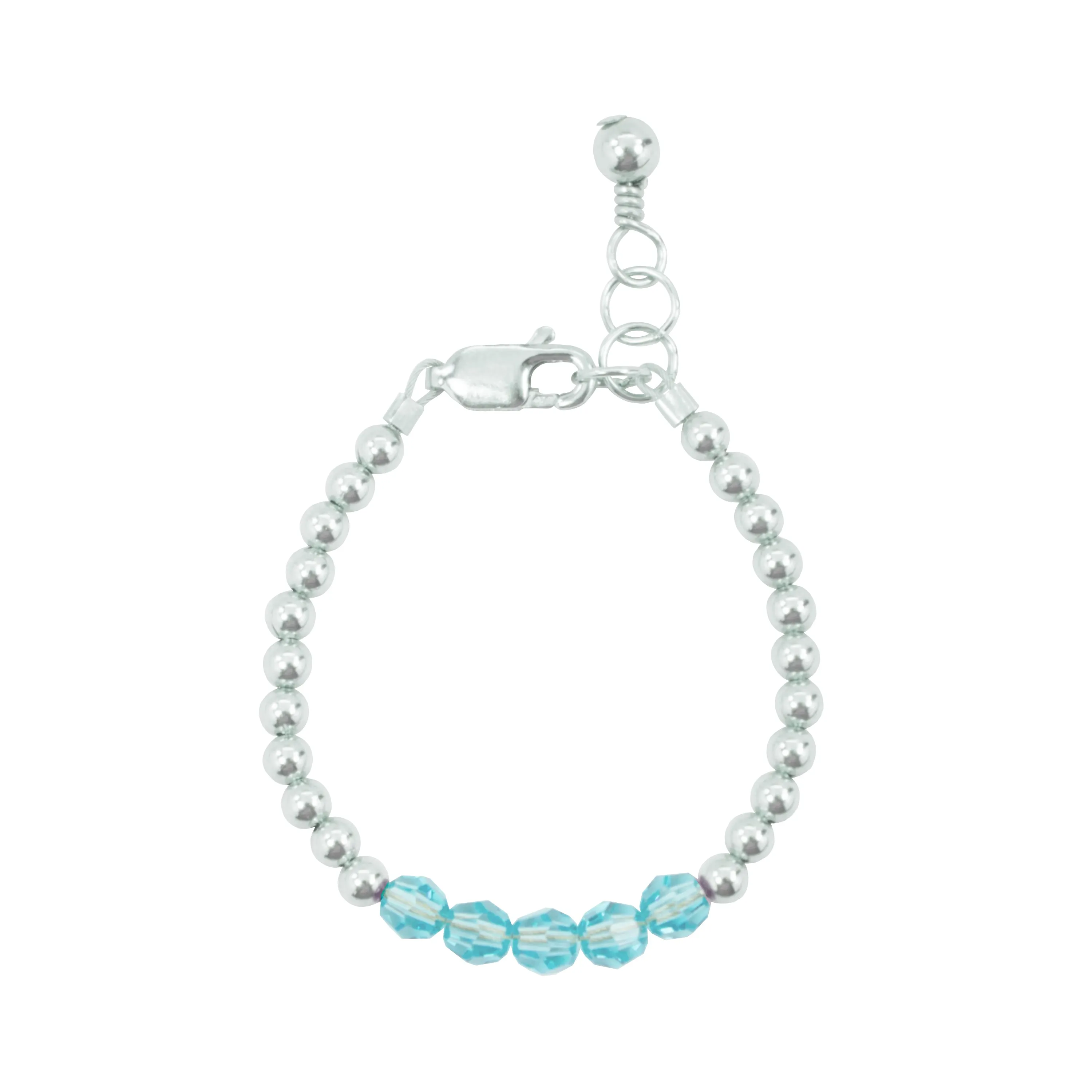 December Birthstone Bracelet (3MM   4MM beads)