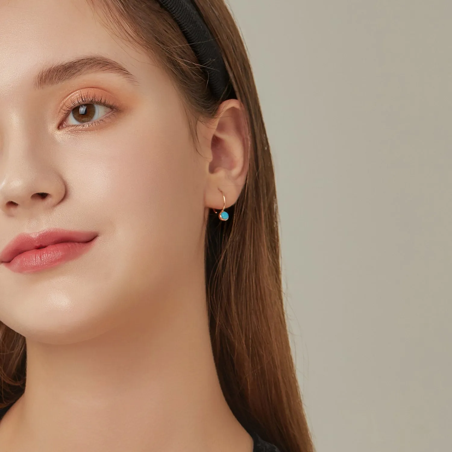[December Birthstone] Debon D.D Gold Earring JDRERYS46BL