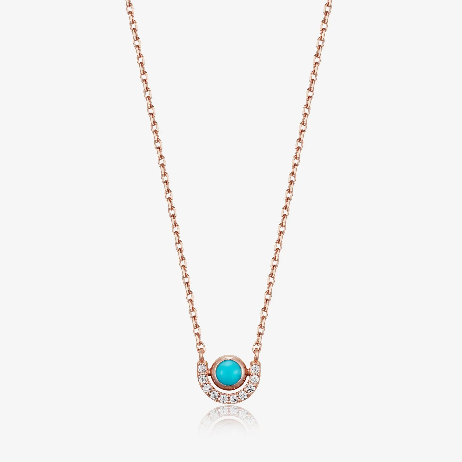 [December Birthstone] Debon D.D Silver Necklace JDRNPYF72BL