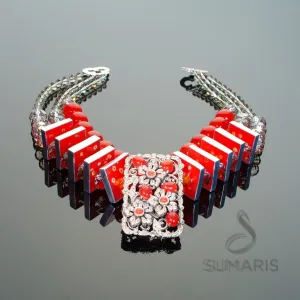 DECO FLING OOAK STATEMENT NECKLACE