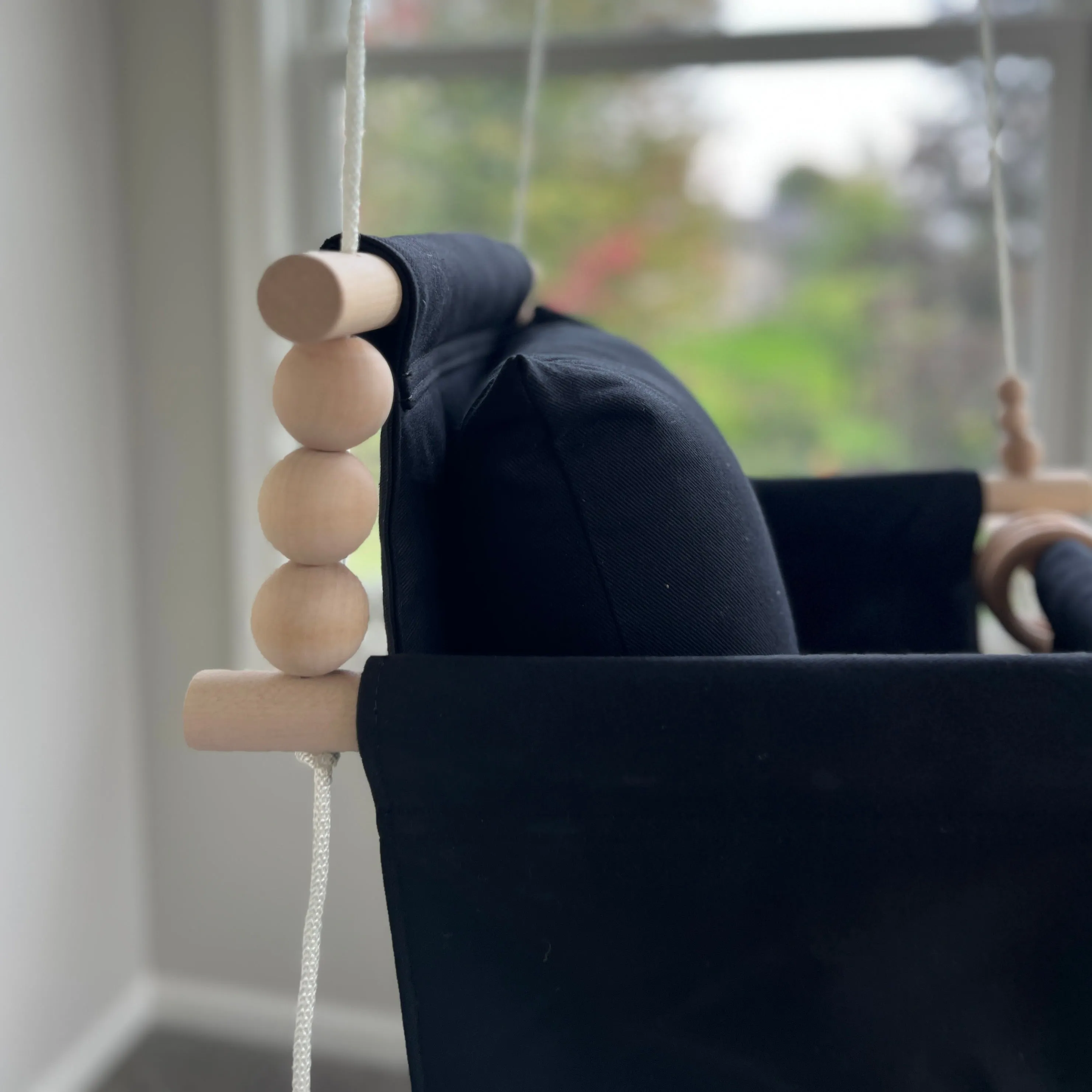 Deluxe Indoor High Back Swing Bundle-Peppercorn