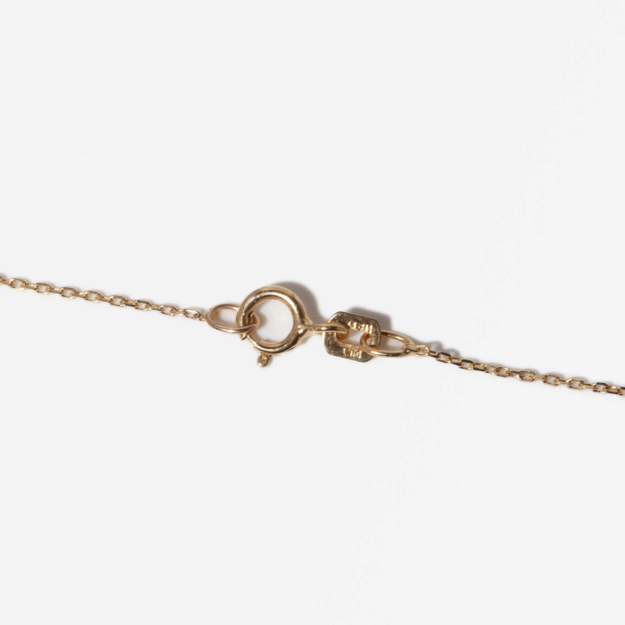 Diamond Art Deco Letter Necklace