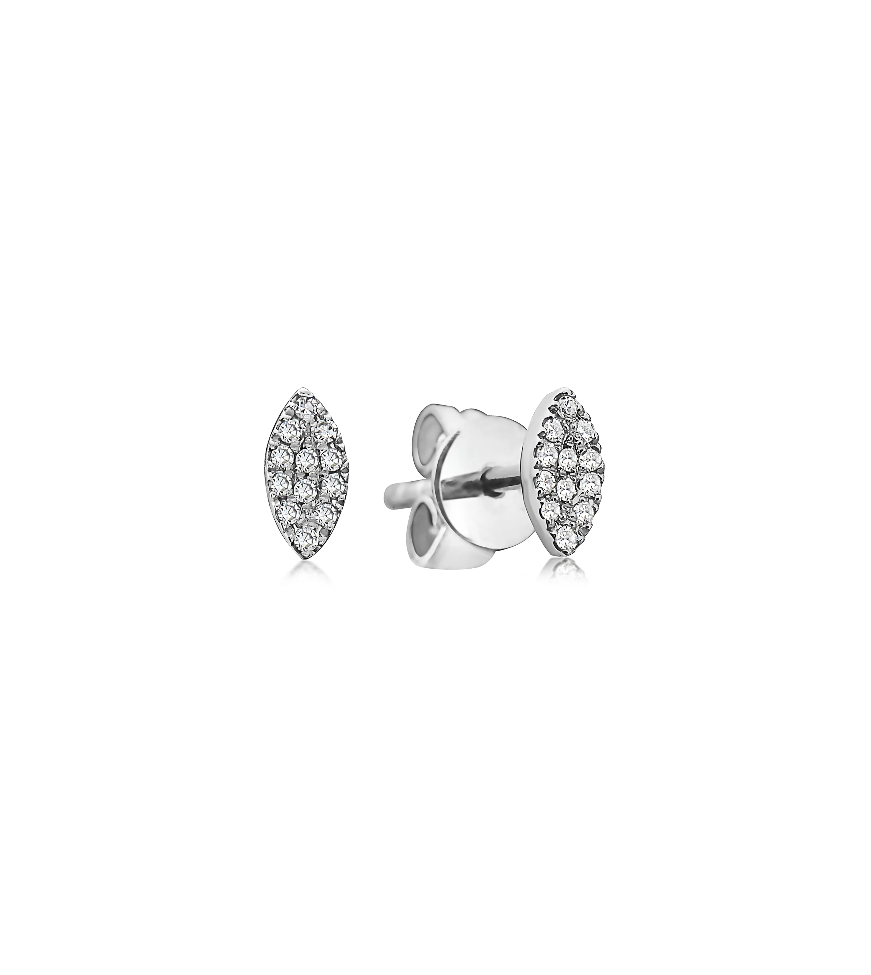 Diamond Marquise Stud Earring