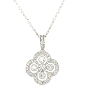 Diamond Pendant 0.62ct tw Necklace