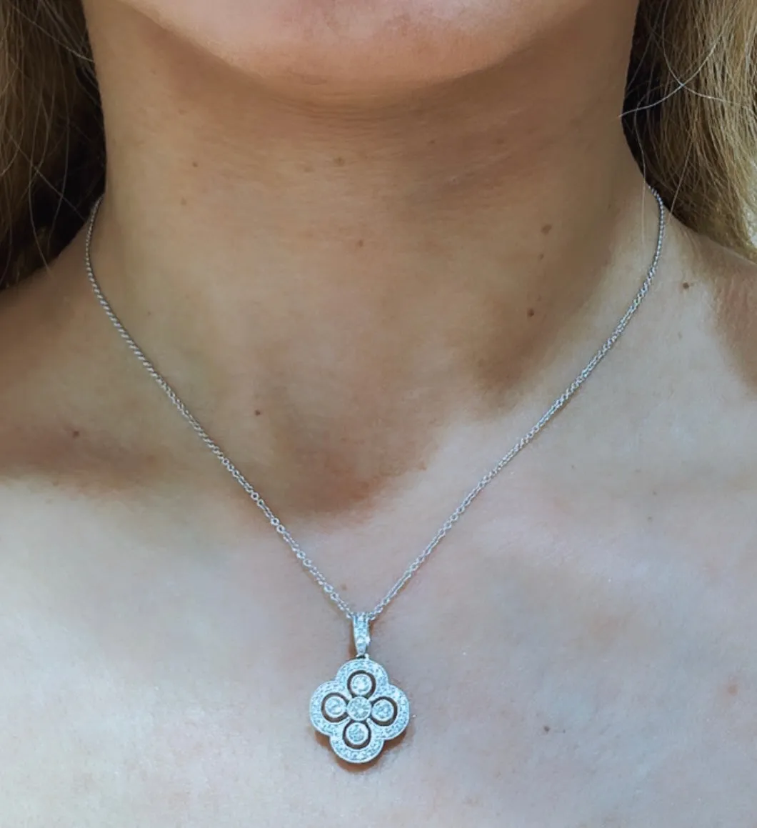 Diamond Pendant 0.62ct tw Necklace