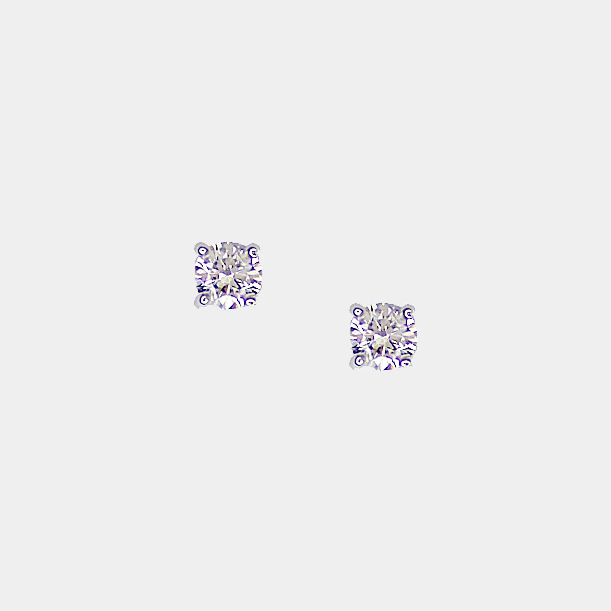 Diamond Stud Earrings, 0.17ct Total Weight