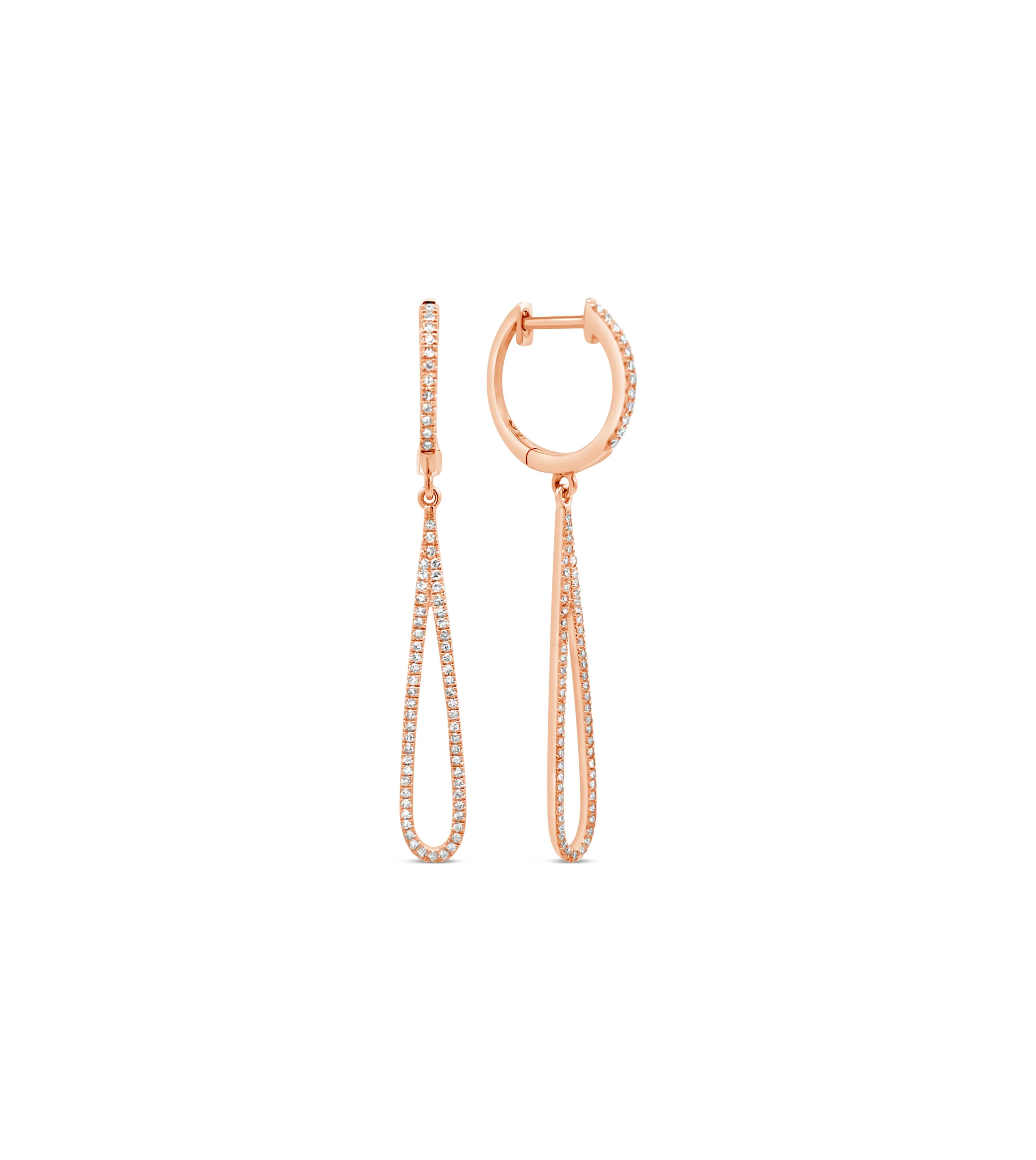Diamond Teardrop Earring
