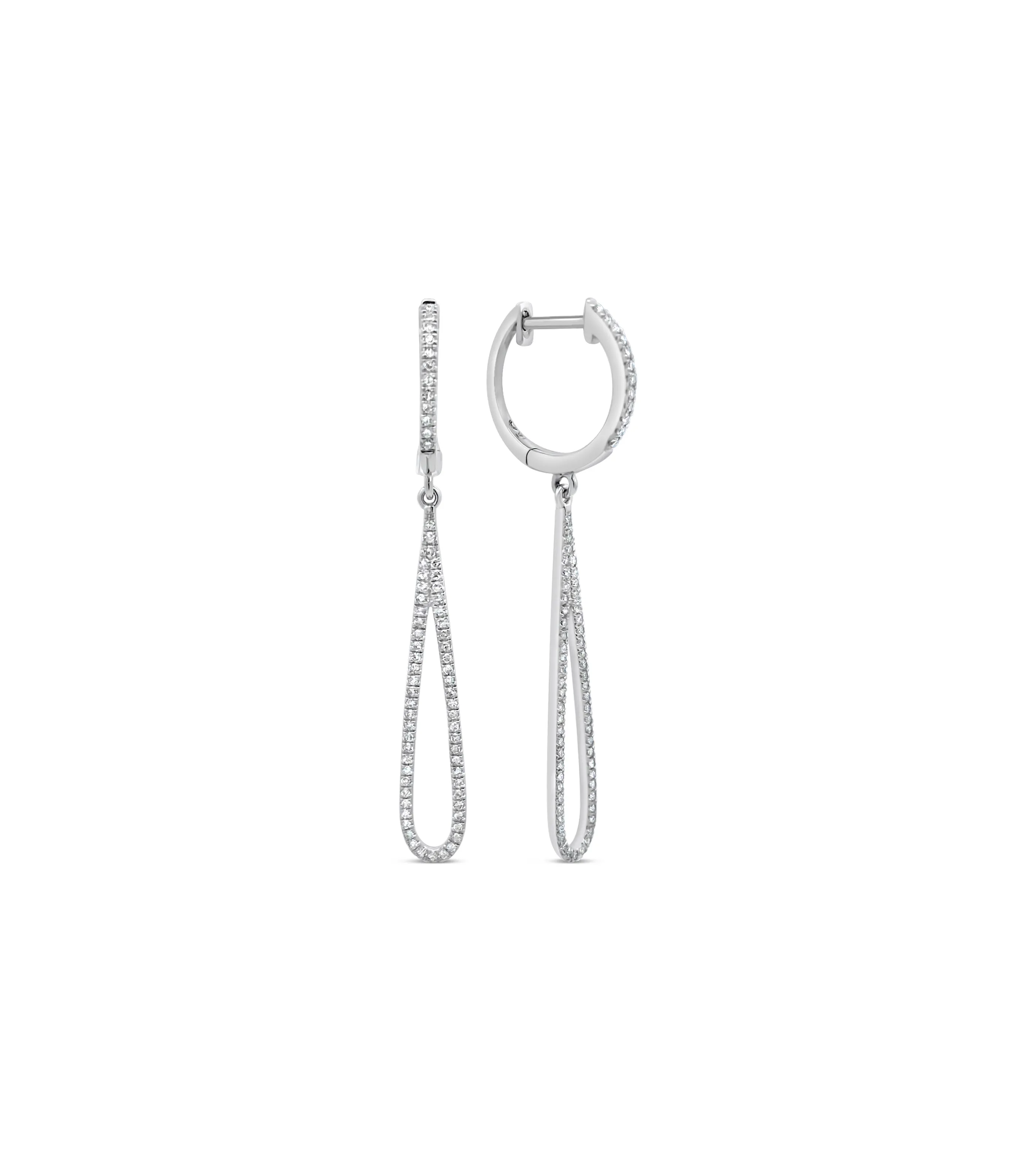 Diamond Teardrop Earring