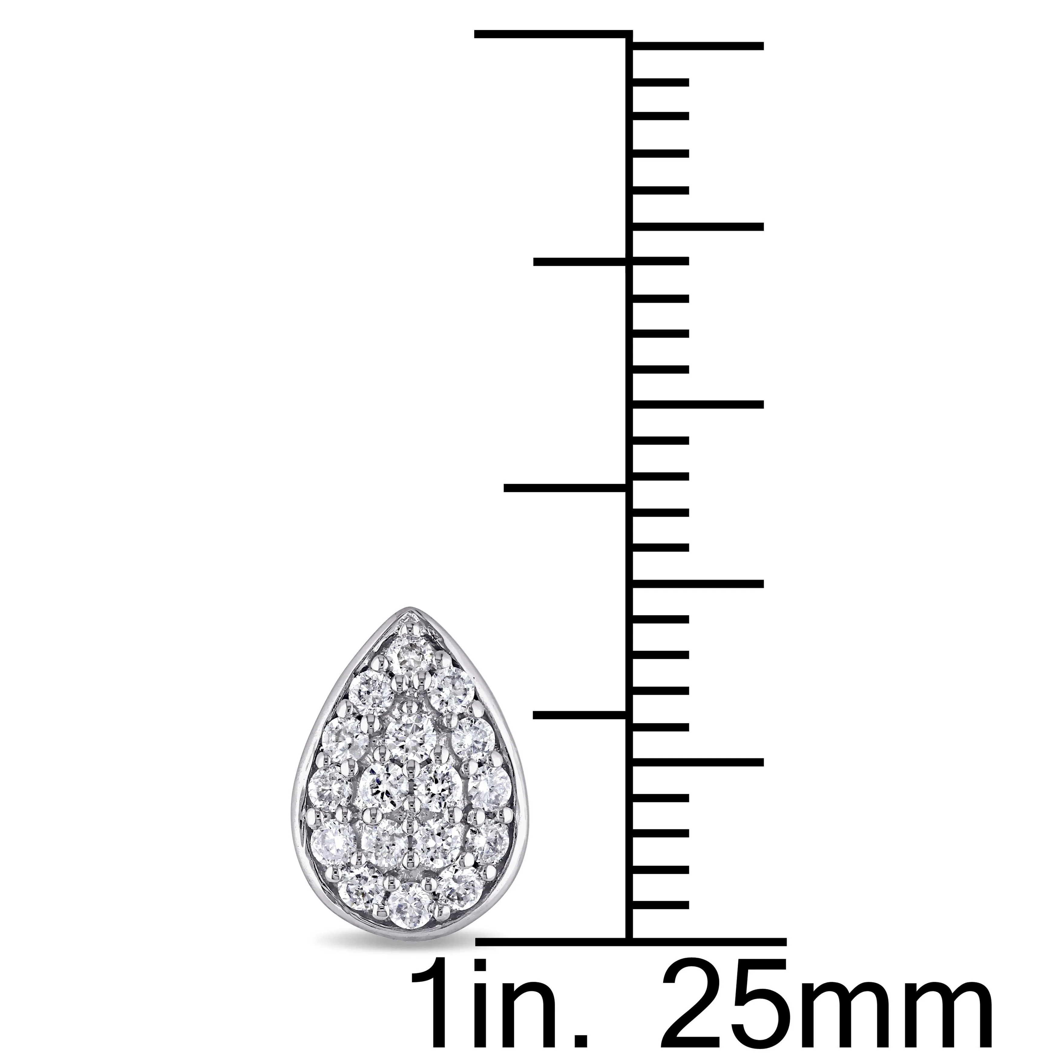 Diamond Teardrop Earrings
