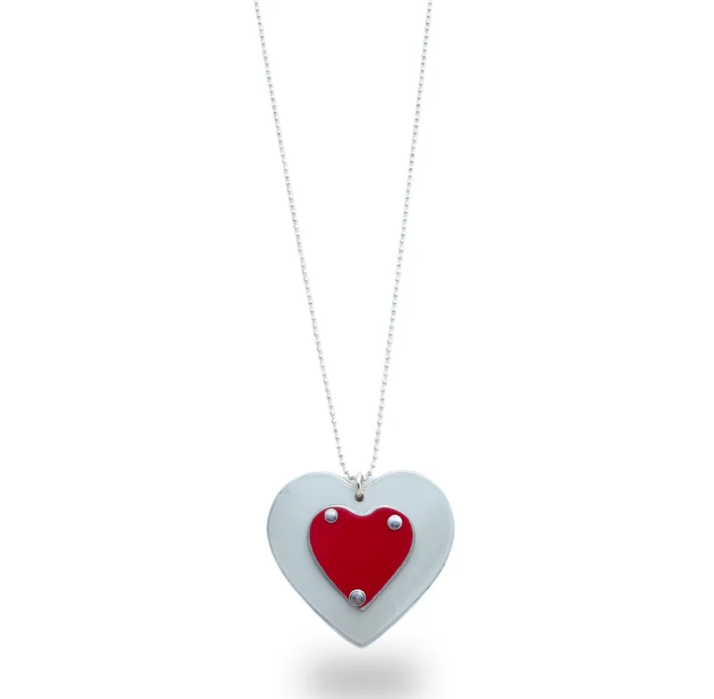 Double Heart Necklace